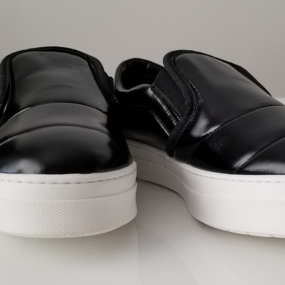 NWT Barney's NYC Black Patent Platform Slip-On Sz10 - Picture 8 of 8